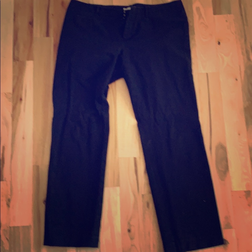 Gap black “True Straight” pants